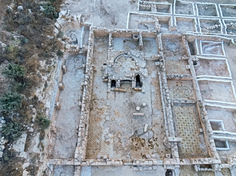 Batı Kudüs'te bulunan Bizans dönemine ait kilise