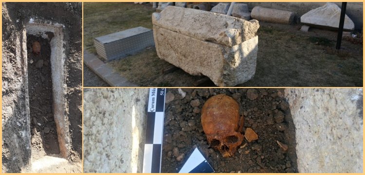 Workers found a female skeleton in 2,000-year-old Roman-era sarcophagus