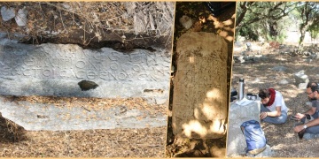 Muğlada 1500 yıllık hastane ve 1800 yıllık Dostlar yazılı mezar yazıtı bulundu