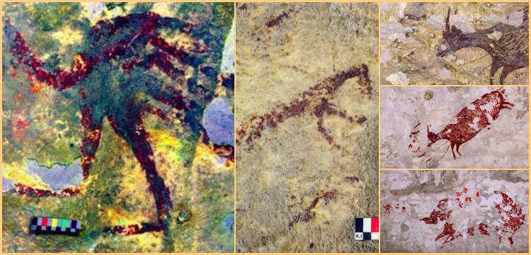 44 bin yıllık mağara resmi tarihin bilinen en eski av hikayesini betimliyor