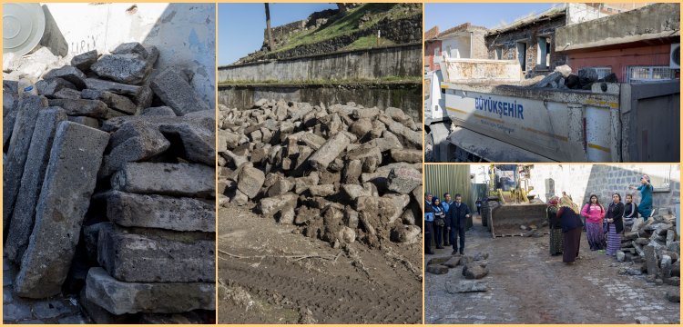 Diyarbakır Surlarından sökülüp satılan taşlar için operasyon düzenlendi