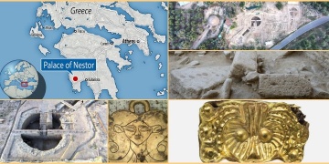 Yunanistanda içi altın yaldızla kaplanmış iki bronz çağı mezarı keşfedildi