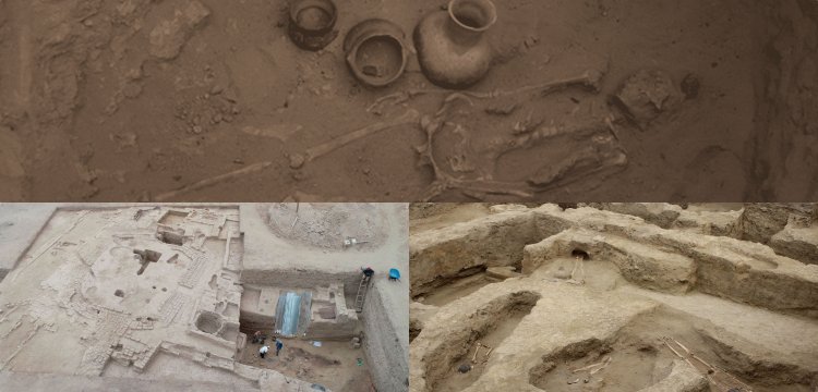 New Huari temple discovered and 11 skeletons found Moche grave in Peru