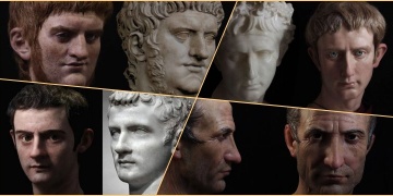 Roma İmparatorlarının yüzleri en gerçekçi şekliyle yeniden oluşturuldu
