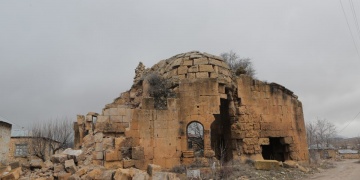 Dağpazarı Kilise kalıntısının bir kısmı şiddetli yağış nedeniyle çöktü