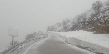 Nemrut yolu kar nedeniyle kapandı