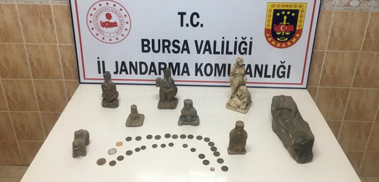 Bursa'da tarihi eser kaçakçıları yakalandı