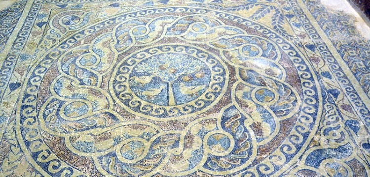 1800 yıllık elma ağacı mozaiği Amasya müzesinde sergileniyor