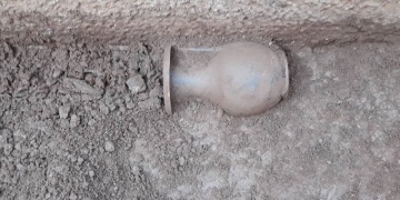 Milasda inşaat kazısında 2 bin 400 yıllık mezar kalıntıları bulundu