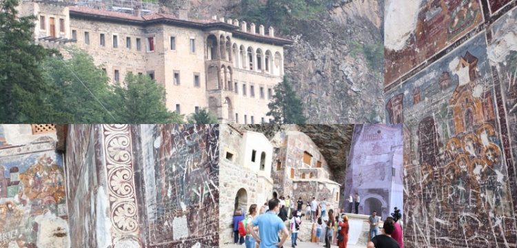 Sümela Manastırı frekslerinde tahribat açıklaması