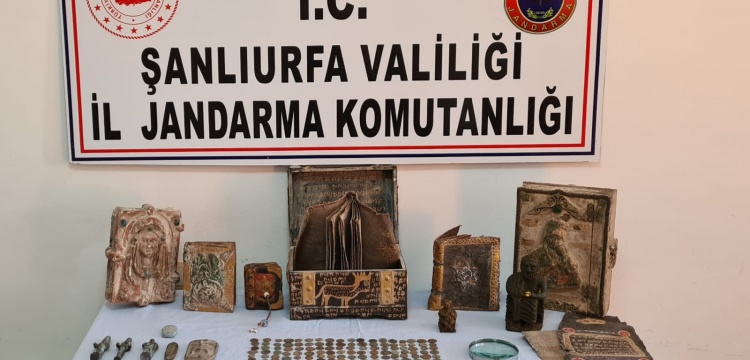 Şanlıurfa'da 369 parça tarihi eser yakalandı