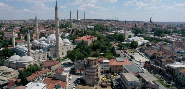 Edirne'de restorasyonu süren Makedon Kulesi hem müze hem seyir terası olacak
