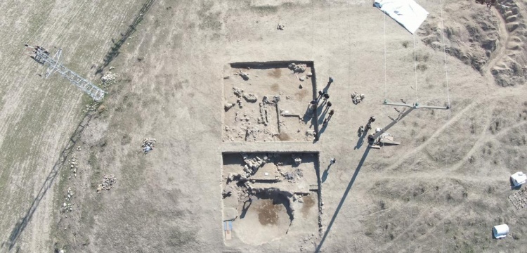 Üçhöyük kurtarma kazısında Puruşhanda antik kentinin duvarları ortaya çıktı