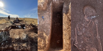 Perre Antik Kentinde 1500 yıllık insan iskeletleri bulundu