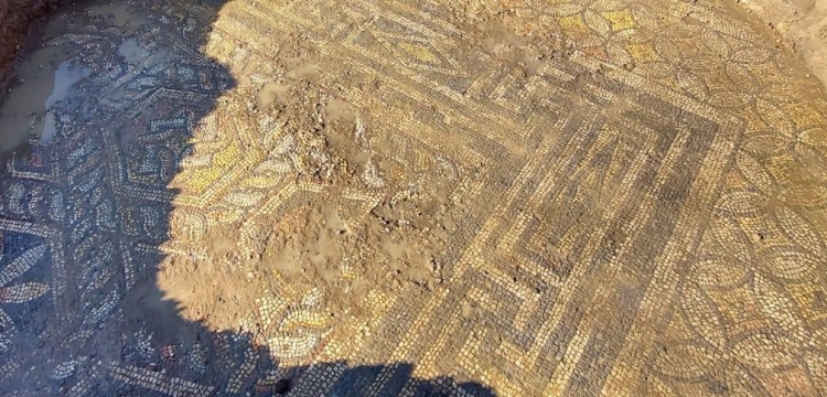 İzmir'deki izinsiz kazıda Roma dönemine ait mozaik bulundu