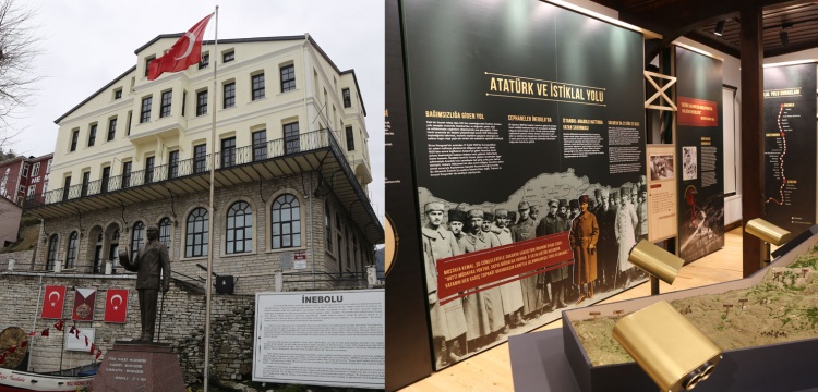 İnebolu Türk Ocağı İstiklal Yolu Müzesi açıldı