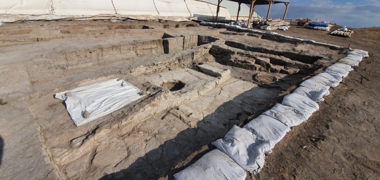 Çatalhöyük'te bulunan 8500 bin yıllık ahşap merdiven