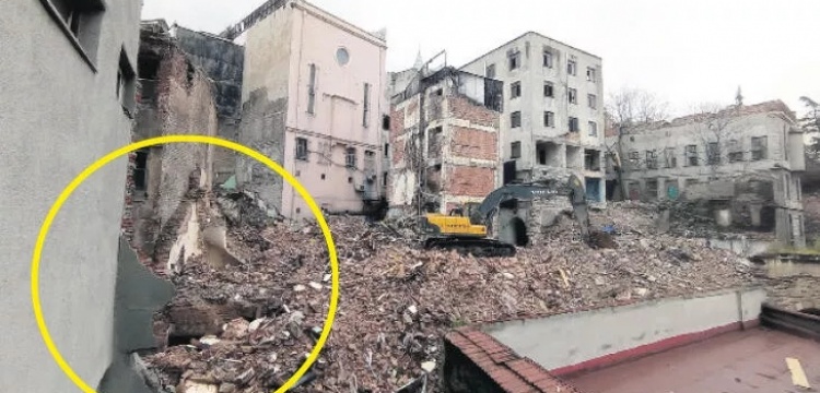 Karaköy Genelev binalarının altında Osmanlı hamamı ve sinagog bulundu