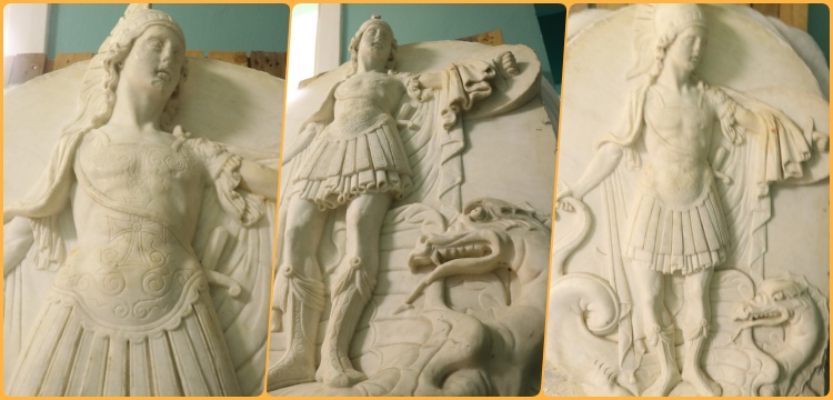 Baş Melek Mikail heykeli Yalova Müzesi'ne taşındı