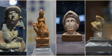 İzmir Arkeoloji Müzesinin 4 ayrı Athena figürini sergileniyor