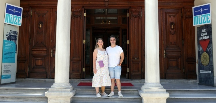 Türkiye İş Bankası Müzesi'nin en şanslı ziyaretçileri oldular