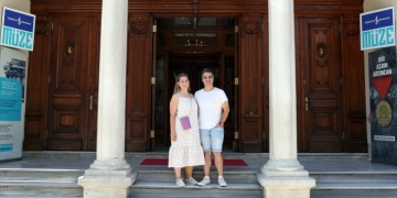 Türkiye İş Bankası Müzesinin en şanslı ziyaretçileri oldular