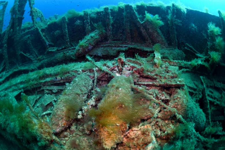 Çanakkale'de batırılan İngiliz HMS Majestic gemisinin sualtı görüntüleri