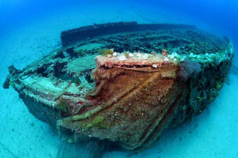 Çanakkale'de batırılan İngiliz HMS Majestic gemisinin sualtı görüntüleri