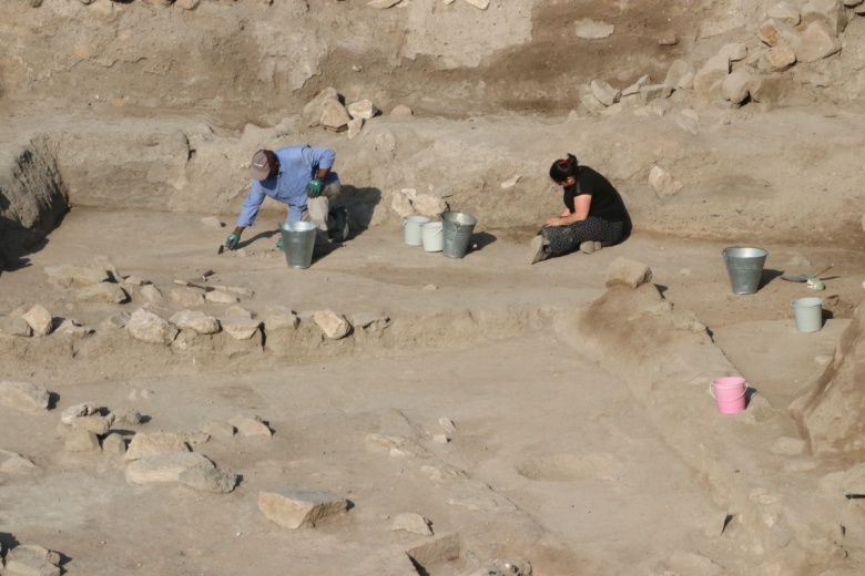Yozgat'taki Çadır Höyük arkeoloji kazılarından fotoğraflar