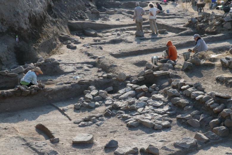 Yozgat'taki Çadır Höyük arkeoloji kazılarından fotoğraflar