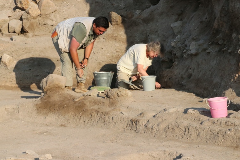 Yozgat'taki Çadır Höyük arkeoloji kazılarından fotoğraflar