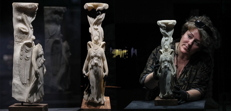 Nike'ye adanan eserler İzmir Müzesi'nde ilk kez ziyarete açıldı