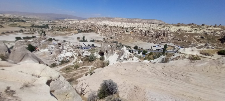 Kapadokya Alan Başkanlığı onaylı peyzaj katliamından son görüntüler