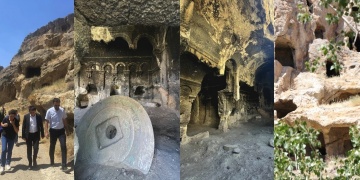 Bizansın Erdemli Vadisindeki kayalara oyulu şehri ziyaretçiler için hazırlanıyor
