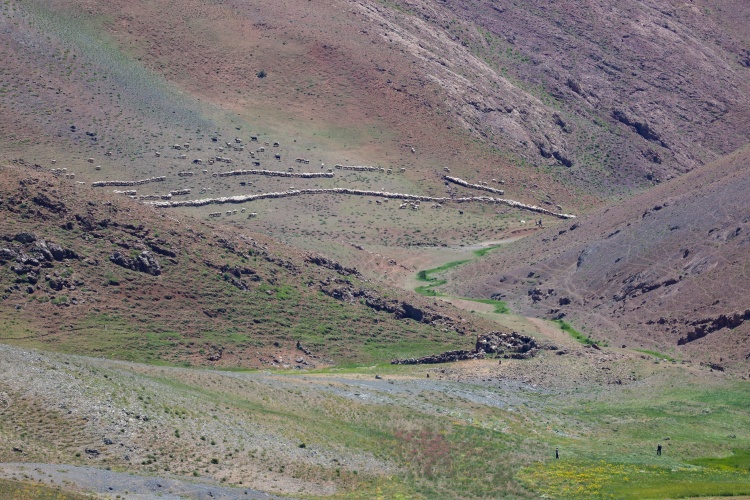 Üç bin metrelik dağa tırmanan arkeologlar Urartu mezar odasına drone ile bakabildi