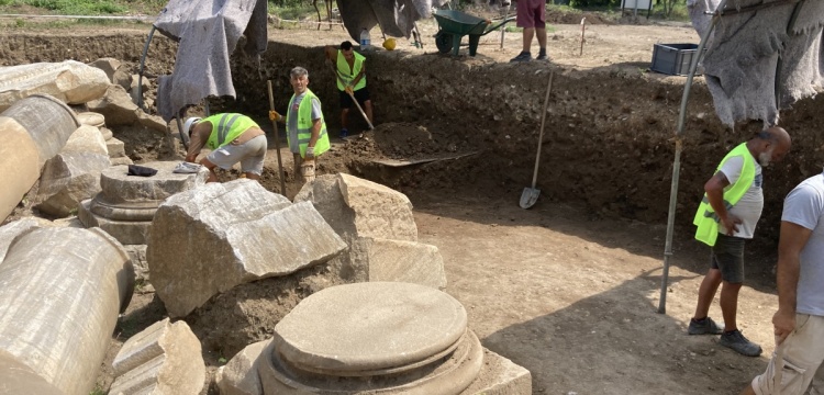 Amasra'daki okul arazisinde arkeolojik kurtarma kazıları devam ediyor