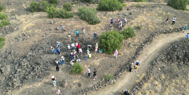 Öğretmenler Kula-Salihli Volkanik Jeoparkında Yer Bilimleri Eğitimi aldı