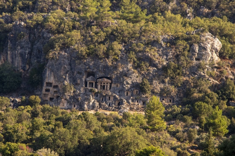 Likya mirası kaya mezarlığı müzesi: Pınara Antik Kenti