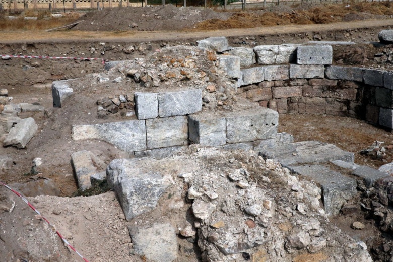 Sebastapolis Antik Kenti 2022 arkeoloji kazılarından görüntüler