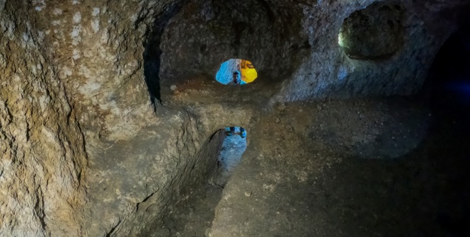 Konyada tesadüfen bulunan 5 bin metrekarelik yeraltı kenti