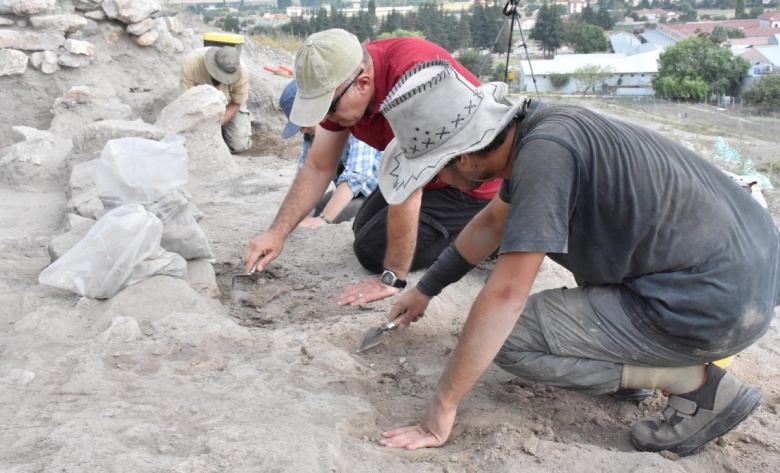Şarhöyük 2022 arkeoloji kazılarından manzaralar