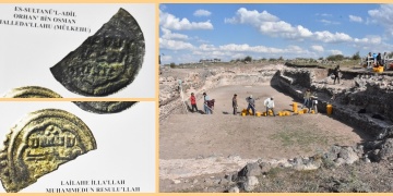 Karacahisar Kalesi kazılarında Orhan Gazinin sikkesi bulundu