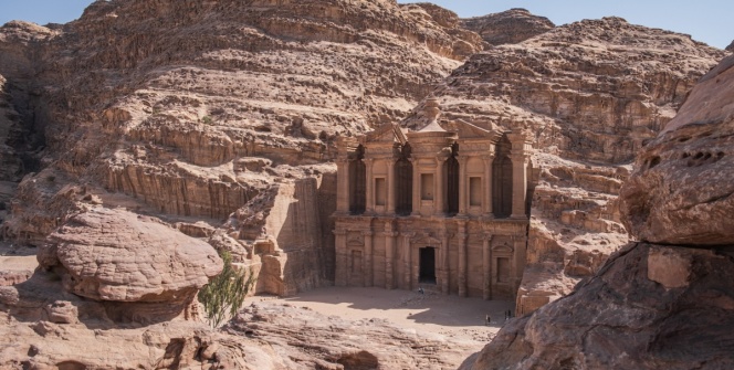 Petra Antik Kentinden manzaralar