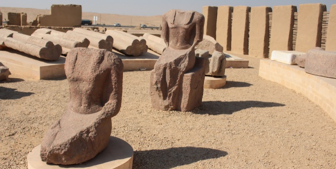 Mısırdaki Keranis Antik Kentinden manzaralar