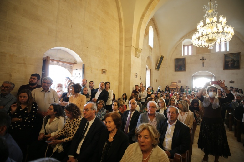 Mardin'de restore edilen Mor Efrem Kilisesi'ndeki ilk ayin