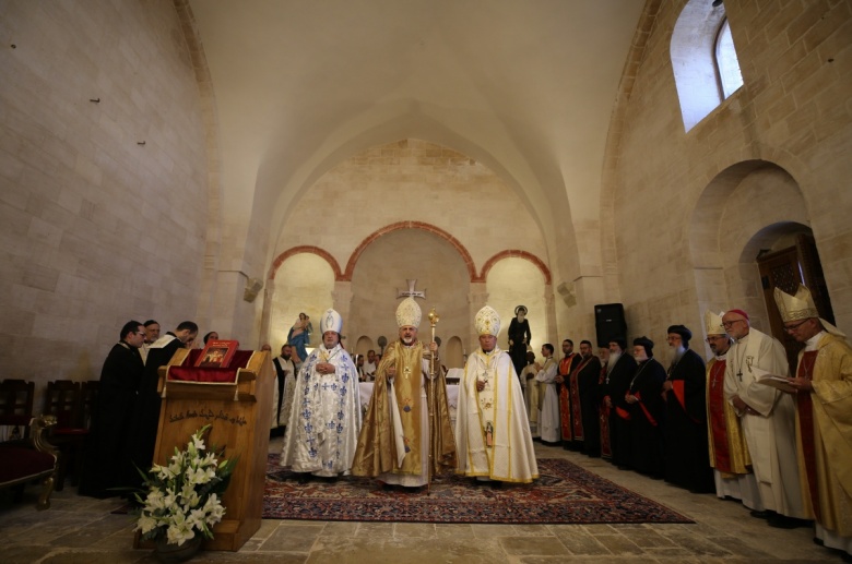 Mardin'de restore edilen Mor Efrem Kilisesi'ndeki ilk ayin