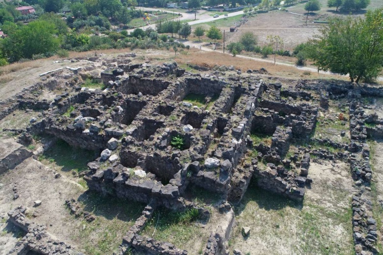 Tatarlı Höyük arkeolojik alanından son görüntüler