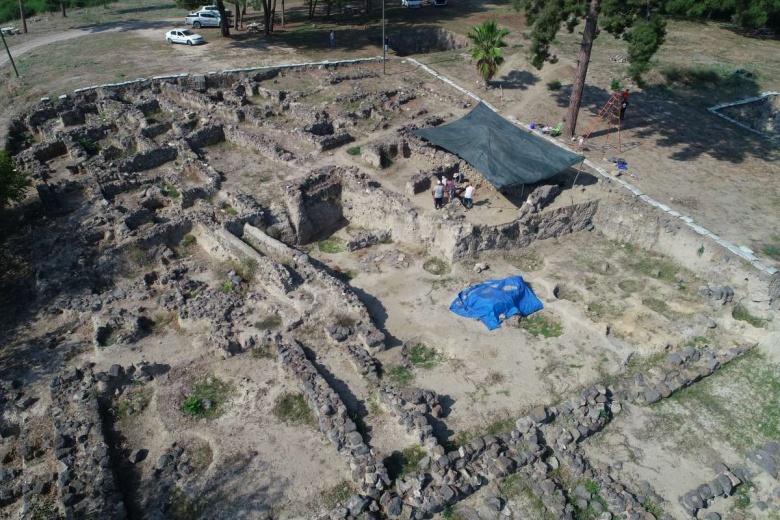 Tatarlı Höyük arkeolojik alanından son görüntüler