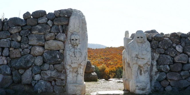 Hattuşa Ören Yerinin en ünlü arkeolojik eseri: Boğazkale Sfenksi