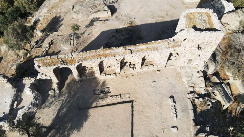 Muğla'nın Milas ilçesindeki Herakleia Antik Kentinden görüntüler